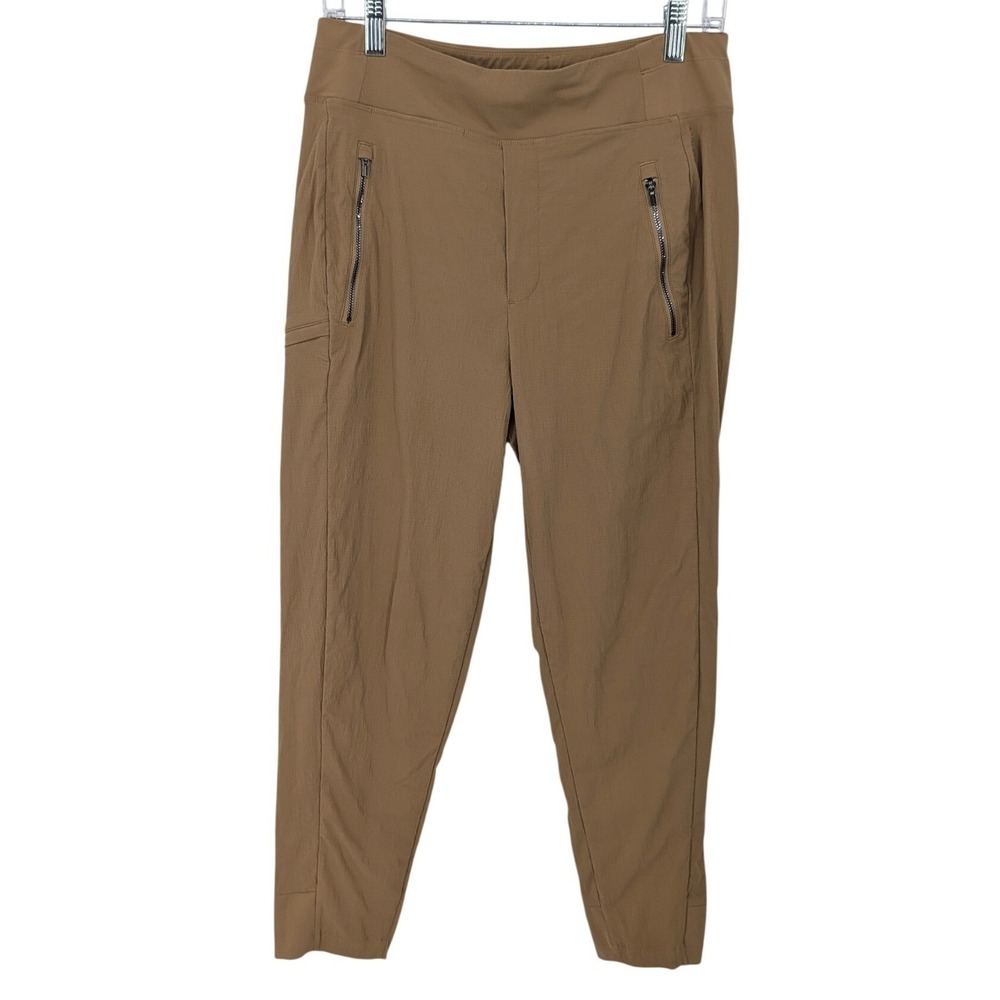 Athleta Trekkie North Jogger Women 8 Tan Hiking Outdoor Lightweight Stretch